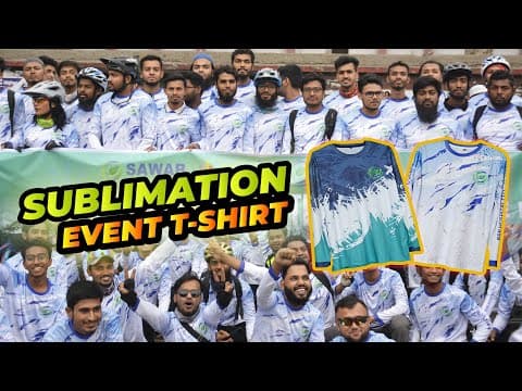 Make Event Tshirt Polo Shirt for Program | International Volunteer Day | SAWAB
